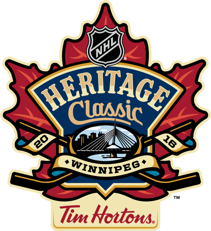 NHL Heritage Classic 2017 Sponsored Logo t shirts iron on transfers